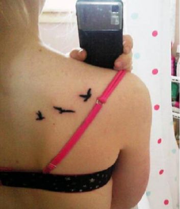 Birds Back Tattoo Pic