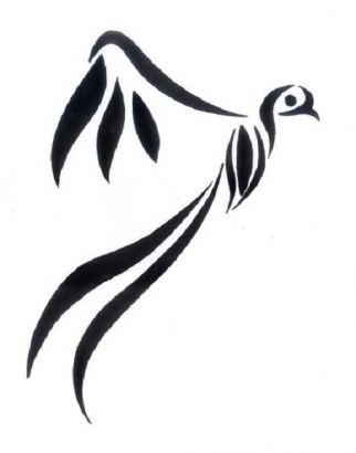 Tribal Bird Pic Tattoo