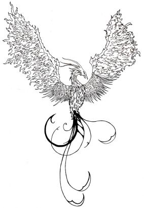 Flying Phoenix Pic Of Tattoo