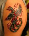 chinese phoenix pic tattoo on arm