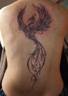 phoenix back images tattoo