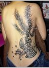 phoenix pic tattoo on rib