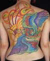 phoenix picture of tattoo on back