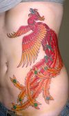 red phoenix tat design