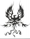 tribal phoenix image tattoos