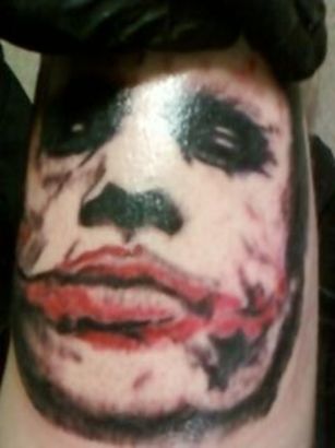 Celebrity Joker Tattoo