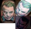 joker faces tattoos