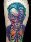 tattoo joker on leg