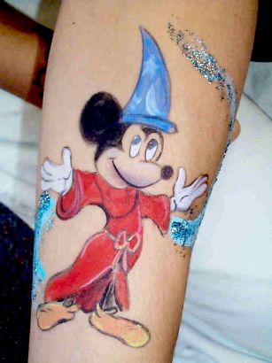 Mickey Mouse On Hand
