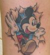 Mickey mouse tattoo pic