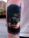batman face tattoo pic