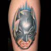 batman face tattoo