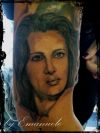 Portrait tattoo on arm