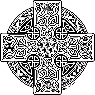 free celtic cross tattoos