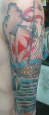 american ship tattoo