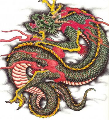 Asian Dragon Free Tats