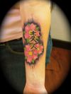 asian flower tats design