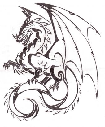 Free Dragon Pic Tattoo