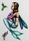 fairy mermaid tattoo