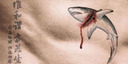 Wounded Shark Tattoo