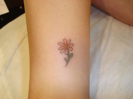 Daisy Tattoo Design On Hand