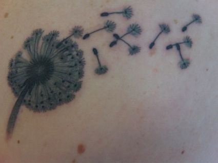 Dandelion Free Flower Tattoo