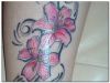 pink hibiscus tattoos