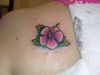 hibiscus tats on back 