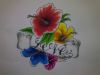 Hibiscus free tattoo design