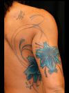lily tat design on arm