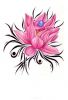 pink lotus tattoo