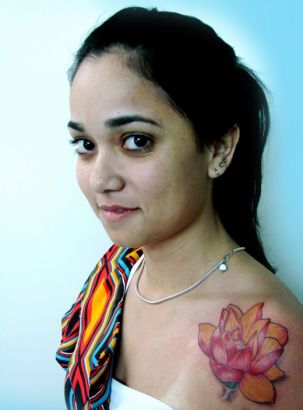 Lotus Flower Image Tattoo
