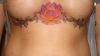 sexy lotus tattoo on breast 