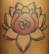 lotus and om tattoos pic