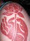 lotus henna tattoo 