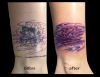 tattoo purple louts 