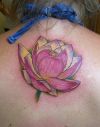 Lotus tat for girl.