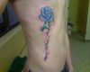 Blue rose tattoo design