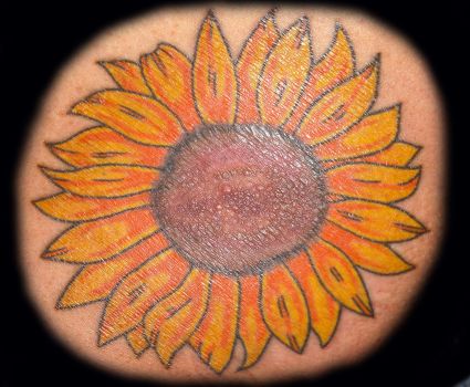 Sunflower Tattoos Pics Design