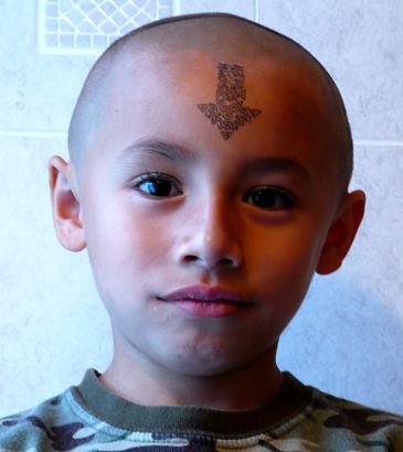 Arrow Symbol On Forehead 