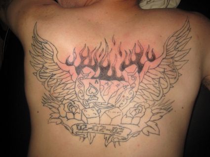 Upper Back Tattoo Design