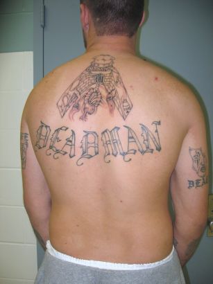 Man Back Tattoo Design
