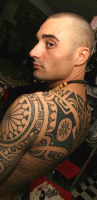 Man Shoulder Tattoos