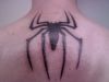 spider tattoo on neck
