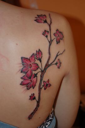 Women Flower Tattoos Designs