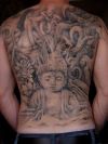 buddha tattoo on full back