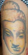 buddha tattoo face pics design