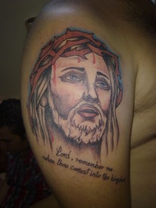 Jesus Christ Tattoo Design
