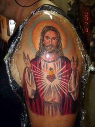 Jesus Pictures Tattoos On Arm
