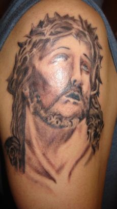 Jesus Tattoo Pic On Arm